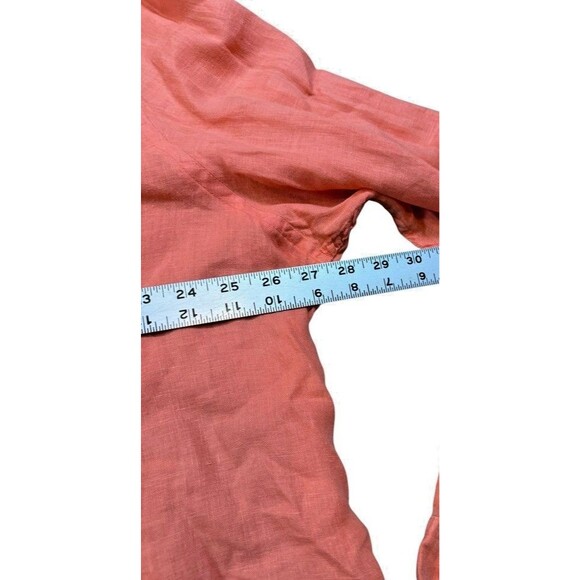 EUROPANN France Linen Shirt Mens Size 7 -3XL  Luxury Button-Up 100% Linen Floral - Picture 7 of 8